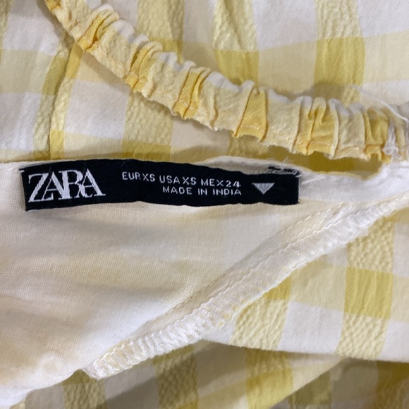 🌼 Zara puff sleeve beaded crop top - Picture 8 of 13